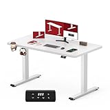 SANODESK Höhenverstellbarer Schreibtisch mit KOMPLETTER TISCHPLATTE, Ergonomischer Standing Desk,...