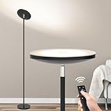 30W Dimmbare LED Stehlampe, 3000-6500K Stehlampe Wohnzimmer, Stehleuchte Deckenfluter LED mit...