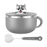 Isolierte Edelstahl-Schüssel: robustes, lebensmittelechtes Material, kompaktes tragbares Design,...