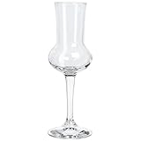 Bormioli Rocco 166181 Riserva Grappakelch, 80ml, mit Füllstrich bei 2cl + 4cl, Glas, transparent, 6...