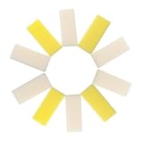 FRCOLOR 10 Stück Doppelseitiger Bimsstein Fußpflege Pumice Stone Fußfeile mit Pu-schaum Sanftes...