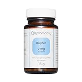 Kupfer ohne Zusatzstoffe, als Kupfergluconat (2 mg), 120 Kapseln (26 g), laborgeprüft