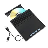 Qweradr Externes optisches Blu-Ray-Laufwerk, Multiplikation, USB 3.0, Typ-C, CD/DVD/BD -/+RW,...