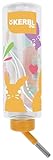 KERBL Trinkflasche Kerbl Pet – 500 ml Fassung (Transparent mit Hasenaufdruck, aus...