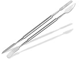 Premium Universal-Spatel Doppelspatel Set 2-Teilig Gelspatel Salbenspatel Doppelinstrument...