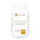FürstenMED® 900mg Bienen Propolis Kapseln Hochdosiert - Natürliche Flavonoide aus Bienen-Harz mit...