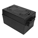 Tissting Batteriebox, 190 x 190 x 310 mm Schwarz Kunststoff Universal Batteriekasten für Marine,...
