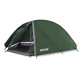 ATTONER leichtes 1 Person Zelt für Trekking, Camping, Outdoor, Festival mit kleinem Packmaß,...