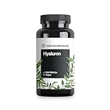 Vegane Hyaluronsäure – 500 mg Hyaluron/Kapsel – 90 Kapseln für 3 Monate – 500–700 kDa –...