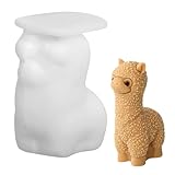 3D Alpaka Silikonform Kerzenform Alpaka Gießform Silikonform Tiere Silikonformen Kerzen Gießformen...