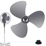 Générique Ventilatorflügel 35 cm, Ersatz mit Mutterabdeckung, Propeller mit 3 Flügeln aus...