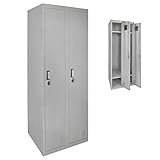 BB Sport Spind Garderobenschrank Doppelspind Metallschrank Umkleideschrank 180 x 60 x 50 cm ;...