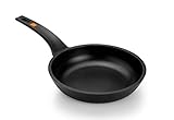 BRA Efficient Bratpfanne, Aluminium, Schwarz, 16 cm,geeignet für alle Küchentypen auch induktion