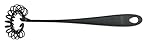 Fiskars Spiralbesen, Länge: 27 cm, Ø 7 cm, Essential, Kunststoff, Schwarz, 1065596
