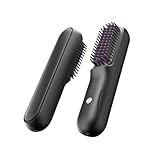 Brusho Hair Pro, Brusheo Haarglätter Bürste, Kabellose Glättbürste, Mini Haarglätterbürste,...