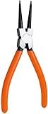 Orangerot Heavy Duty 17,8 cm extra langer externer gerader Sicherungsring Clip Sicherungsringzange...