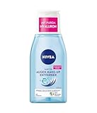 NIVEA Sanfter Augen Make-Up Entferner (125 ml), nicht fettender Make-Up Entferner mit Provitamin B5,...