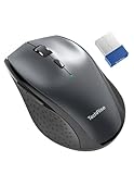 TechRise Kabellose Maus Laptop Silent,4800 DPI Optisch Leise 2.4G Ergonomische Computer Maus,30...