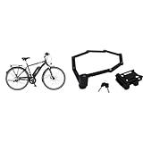 Fischer E-Bike Trekking, VIATOR 2.0 Elektrofahrrad für Herren, RH 50 cm & 50385 Faltschloss inkl...