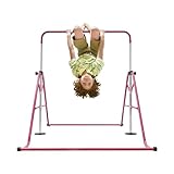 Gymnastikstange Kinder, Faltbarer Turnreck Reckstange, Turnreck Höhenverstellbar Turnstange für...