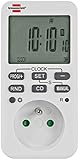Brennenstuhl 1506321 Comfort-Line Wochen-Zeitschaltuhr weiß (Digital programmierbare Steckdose,...