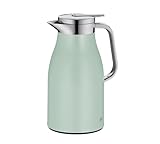 alfi SKYLINE 1,0l, pastell mint, Edelstahl-Isolierkanne mit hygienischem Hartglaseinsatz,...