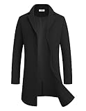 COOFANDY Herren Mantel Wintermantel Warm Herrenmantel Reverskragen Business Mantel Trenchcoat...