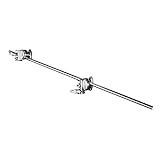 Walimex Pro Galgen mit 2 Schraubklemmen, 100 cm (z.B. zum Einsatz am Lampenstativ oder Querstangen),...