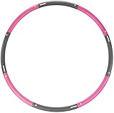PEARL Sports Fitnessreifen: Hula-Hoop-Reifen mit Schaumstoff-Ummantelung, 1,35-1,8 kg, Ø 73-98 cm...