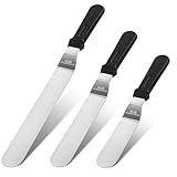 G.a HOMEFAVOR 3 Stück Winkelpalette Edelstahl Set, Winkelpalette Torte Edelstahl Kuchenmesser,...