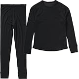 CMP - Hemd-Hose-Unterwäsche-Set für Kinder, Schwarz, 116