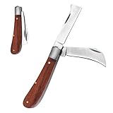 Multifunktionale Okuliermesser, Gartenmesser Klappbar, Outdoors Professionelles Okuliermesser Garden...