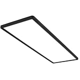 BRILONER - LED Deckenlampe mit indirektem Licht, 58x20 cm, flach, 22W 3.000lm, neutralweiße...