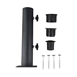 Sonnenschirm Standrohr mit Reduzierhülsen für Ring 483832mm inkl. drei PVC-Hülsen für...