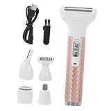 VICASKY Rechargeable Damen Multifunktionaler Augenbrauen Körper und Nasenhaartrimmer Tragbares...