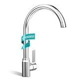 UHOUSEST Wasserhahn Küche, küchenarmatur Wasserhahn, Mischbatterie Spültischarmatur, 360°...