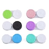 4 Stück Brillen Kosmetik Kontaktlinsen Box Kontaktlinsenbehälter für Augen Reise Kit Halter...