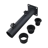 Schirmständer für den Garten, Edelstahl, Bodenhülse mit 3 PVC-Hülsen, 48/38/32 mm, für...
