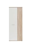 FORTE NET106 Schrank 70 180, Mehrzweckschrank klein, Staubsaugerschrank, Abstellraum, 2-türig mit...