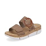 Rieker Damen Pantoletten V2392, Frauen Slipper,schluepfschuhe,Slides,Slip-ons,Backless...