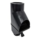 Jardinion Regenwasserfilter, Fallrohr Laubabscheider Schwarz 30,5 x 12 x 17,5cm Regenwassersammler...