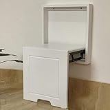 KKPW Klappstühle zur Wandmontage, für Wohnzimmer, Schlafzimmer, Gang und Badezimmer – Lagerung...