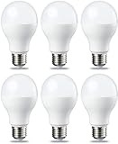 Amazon Basics E27 LED Lampe, 14W (ersetzt 100W), warmweiß, dimmbar - 6er-Pack