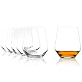 Stölzle Lausitz Quatrophil Whisky Gläser O.F. 6er-Set 370ml – Hochwertige Whiskybecher in...
