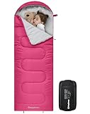KingCamp Kinderschlafsack Deckenschlafsäcke Leichtgewicht Warm Outdoor für Kinder 3-4 Jahreszeiten...