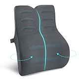 Juspota Lendenwirbelkissen, Lordosenstütze Auto, Lendenkissen Auto Memory Foam, Ergonomisches...