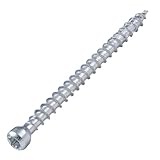 SCREW REBEL Konstruktionsschrauben mit Zylinderkopf, Vollgewinde 8x140 mm - 50 Stück...