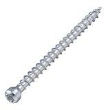 SCREW REBEL Konstruktionsschrauben mit Zylinderkopf, Vollgewinde 8x180 mm - 50 Stück...