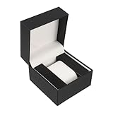 Sosoport Kompakte Uhrenbox aus stabilem Material mit Klappdeckel Design Multifunktionaler Schmuck...