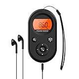 UMUTOO Tragbares AM/FM-Radio, Wiederaufladbares Transistorradio, Mini Weltempfänger Radio mit...